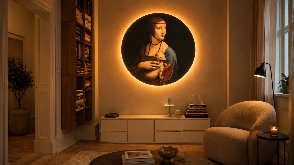 Dots Lighting Lady with an Ermine