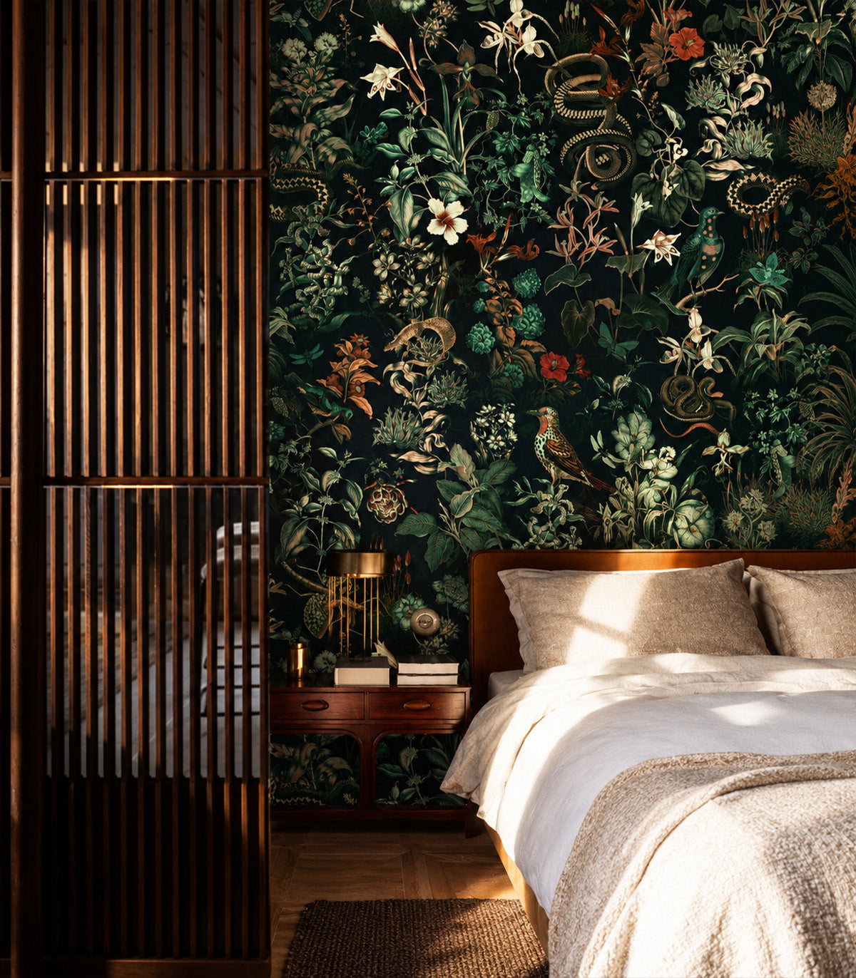 Carta da parati Botanic Green