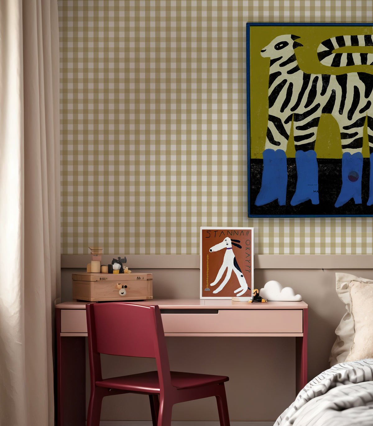 Tapeta Checks - Wallcolors®