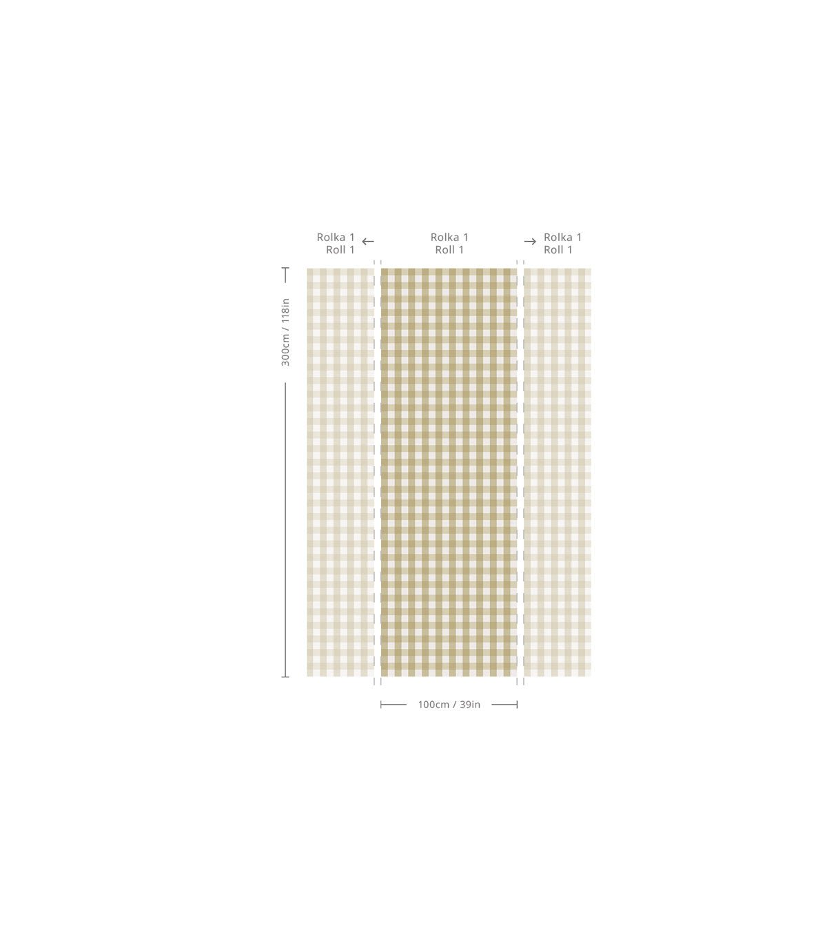 Tapeta Checks - Wallcolors®