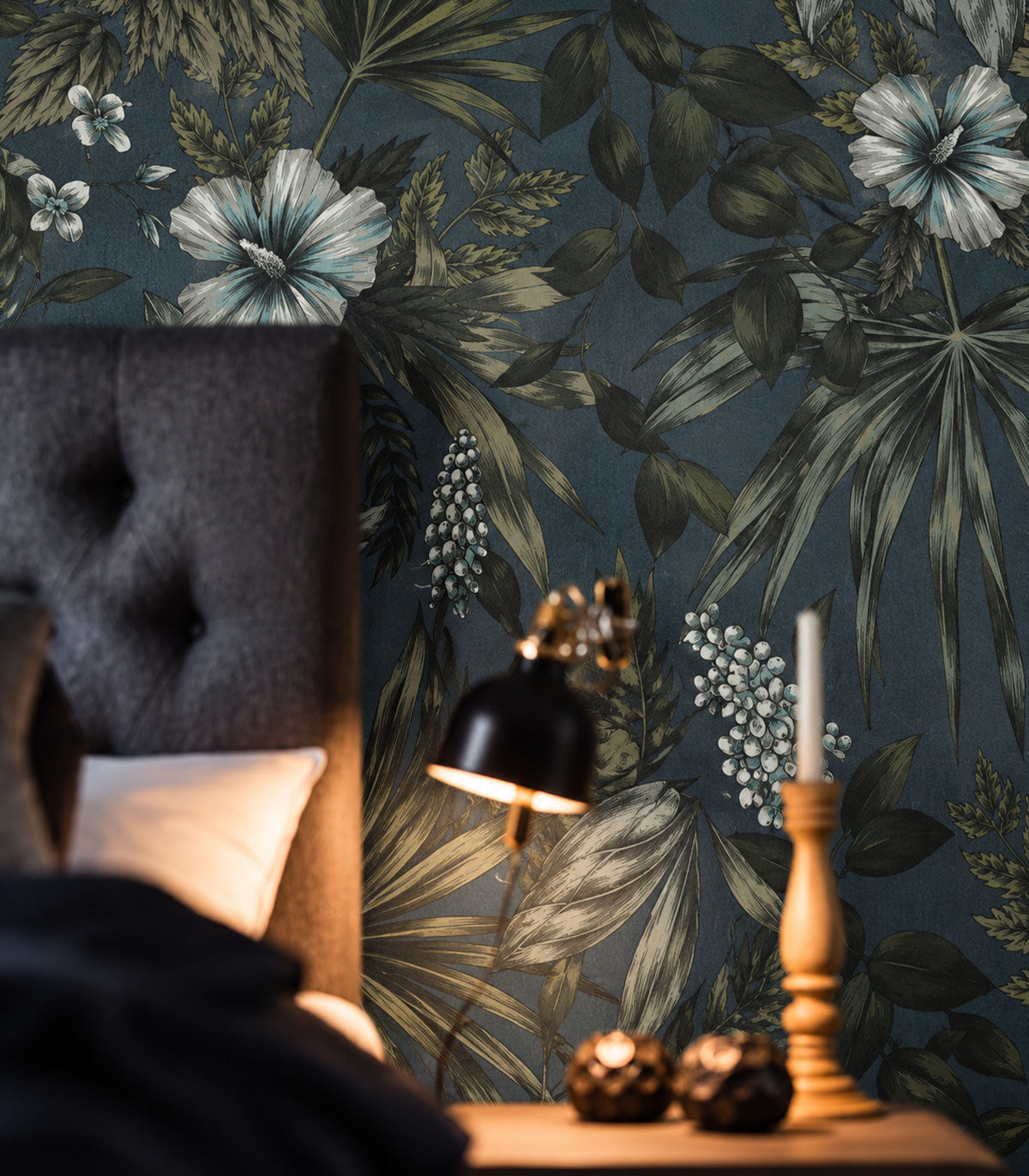 Carta da parati Darkness Green