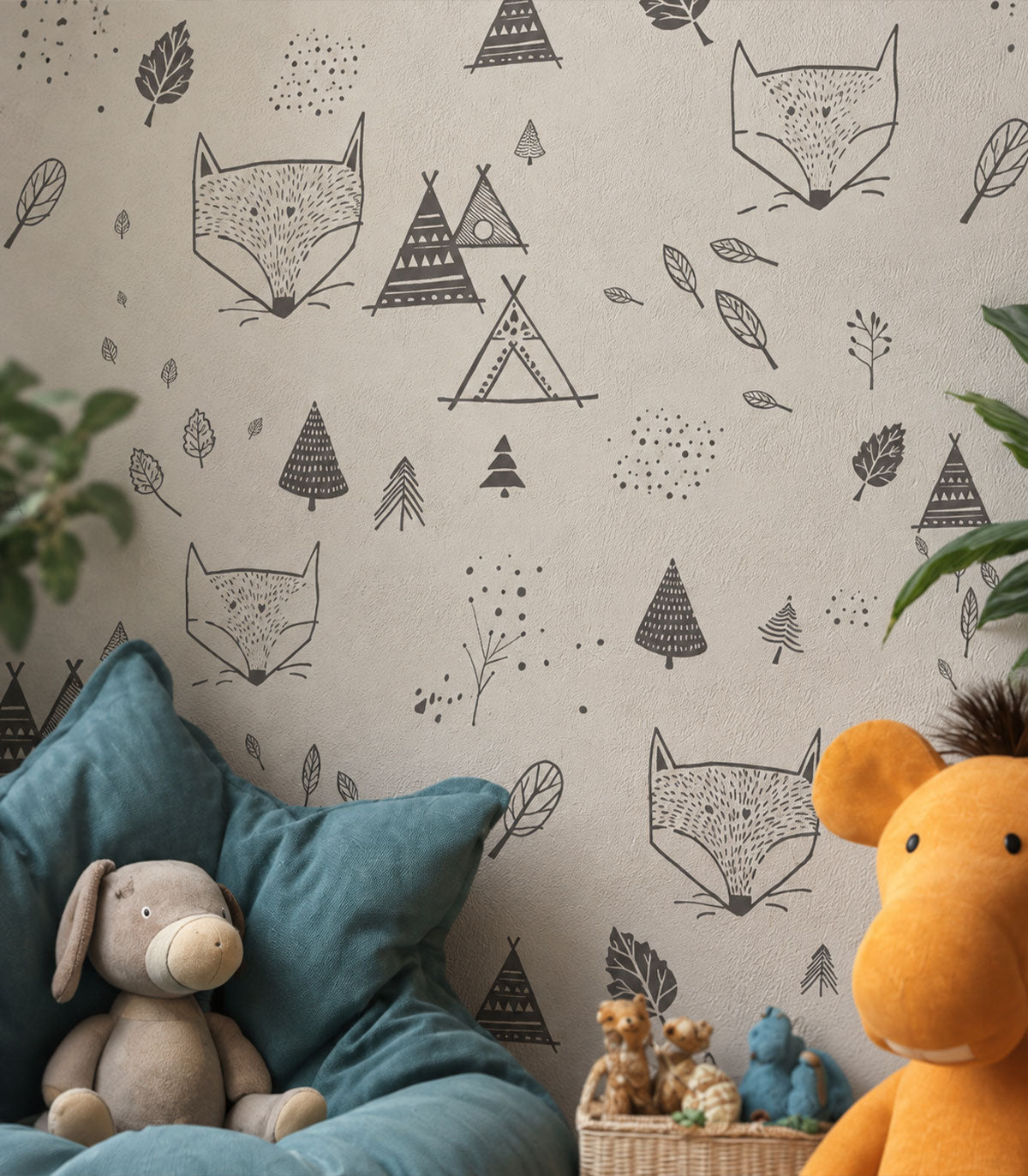 Carta da parati Fox Adventure