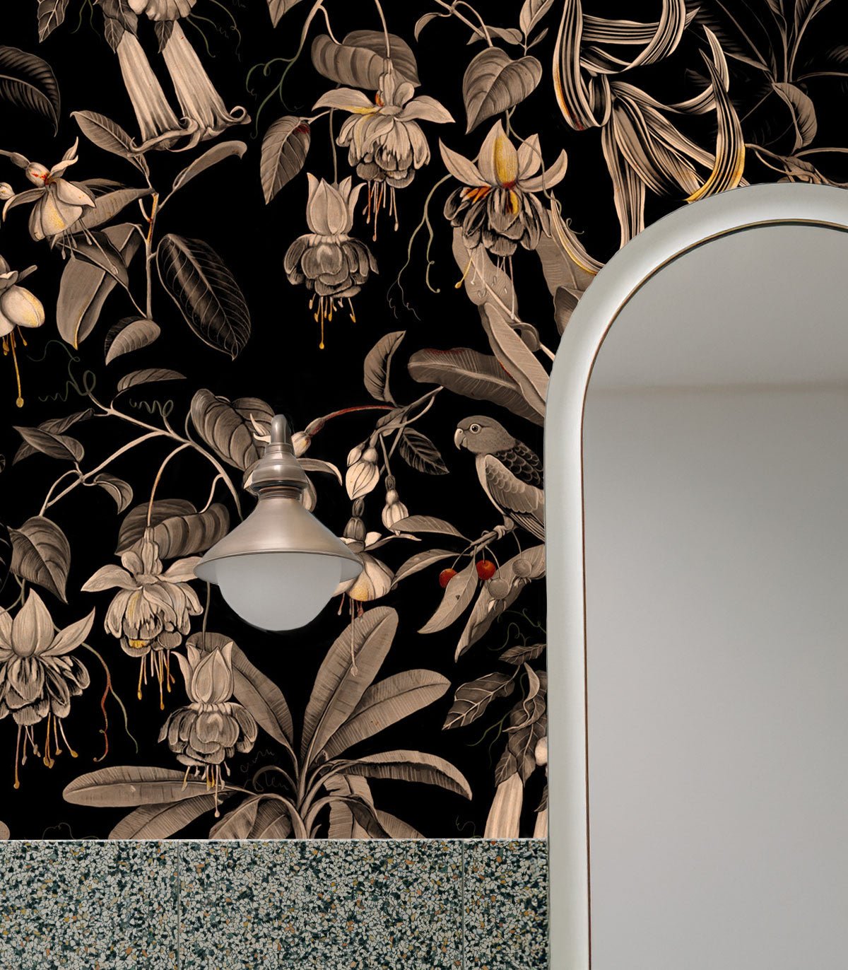 Tapeta Frida sepia - Wallcolors®