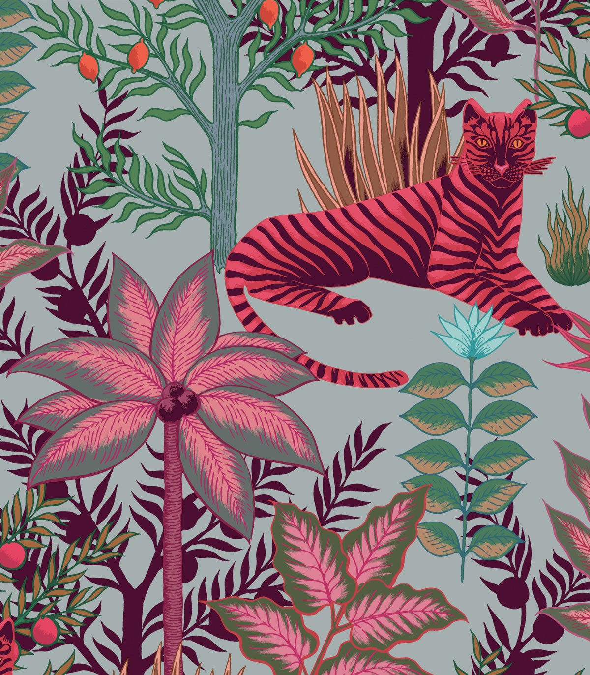 Arch Gold Tigers Pink - Wallcolors®