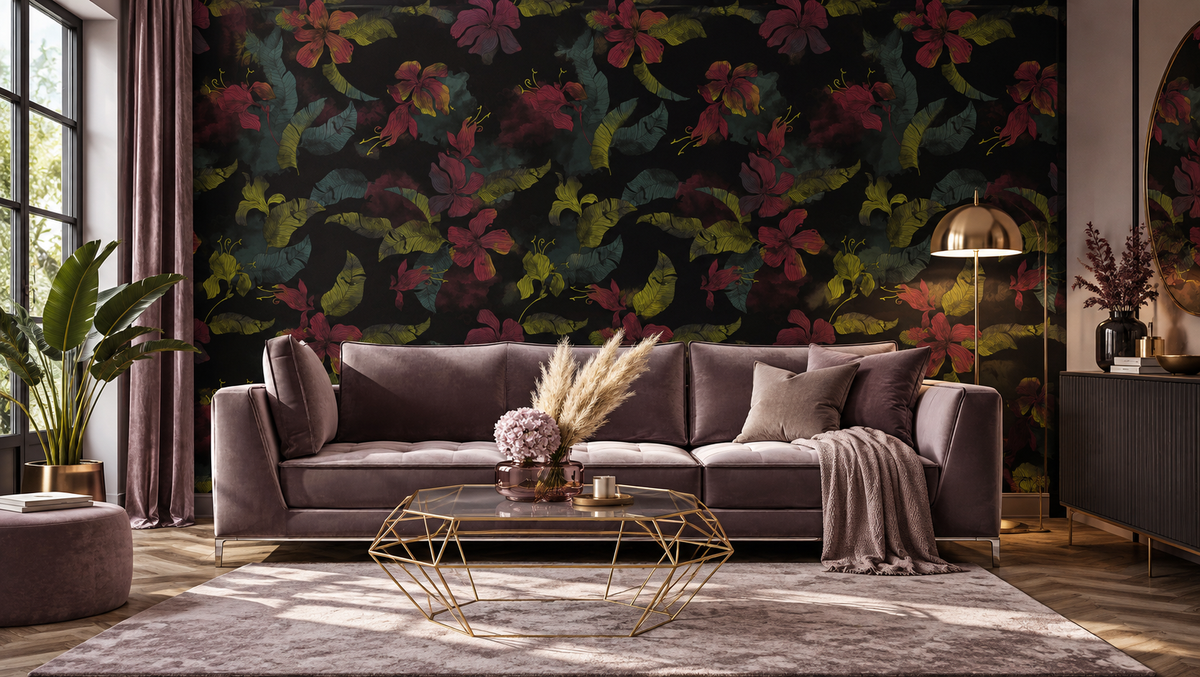 Carta da parati Lilies