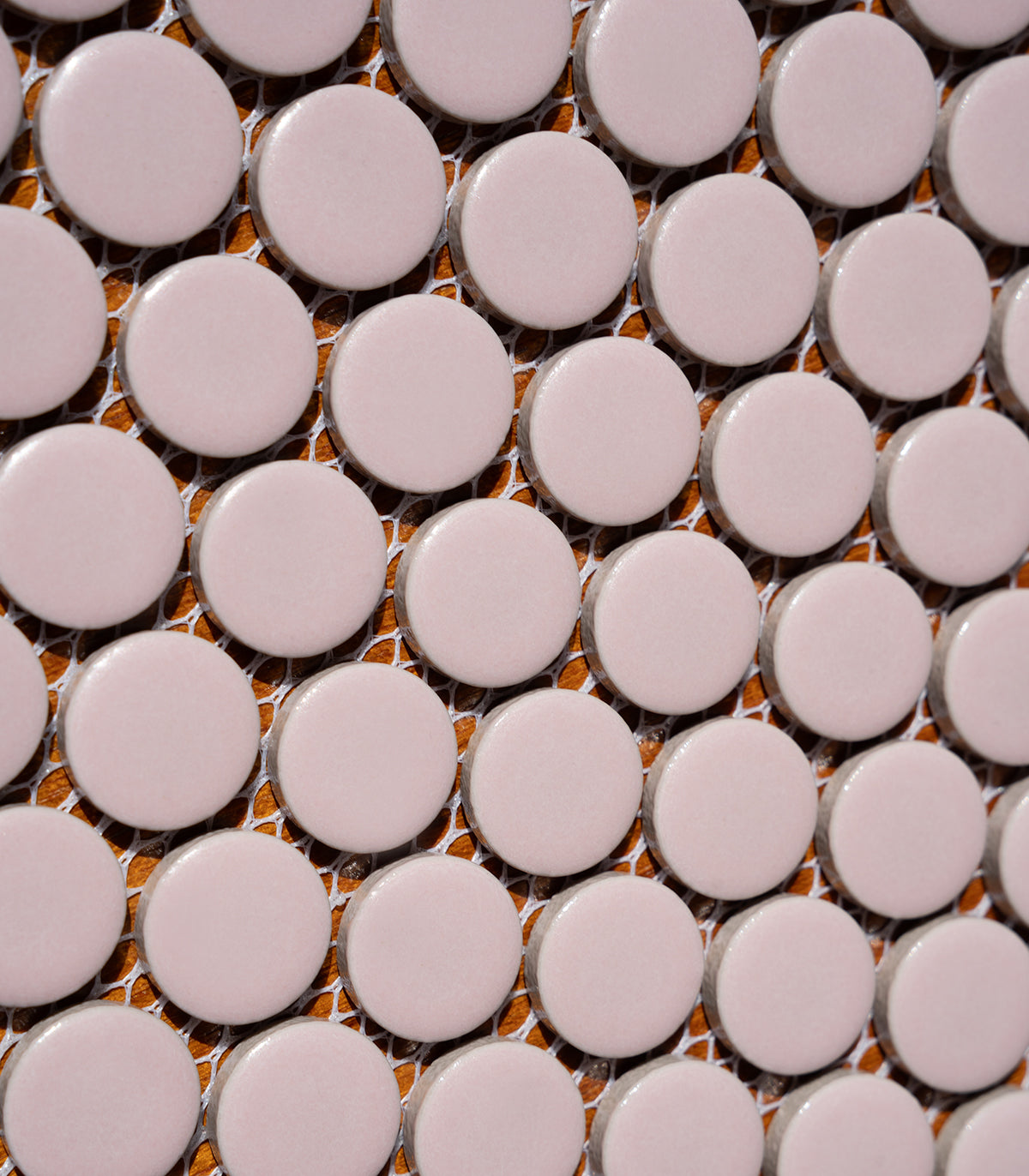 Mozaika penny dots rose matte
