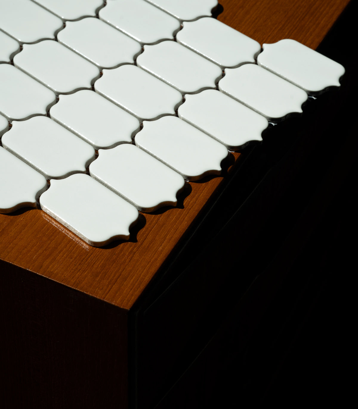 Mozaika lantern white gloss