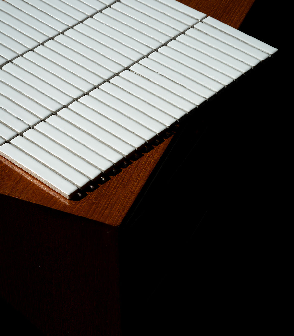 Mozaika Mini piano clear white gloss