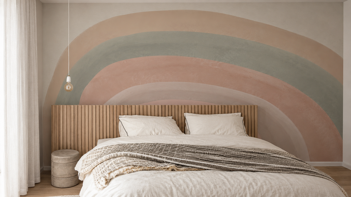 Carta da parati Pastel Rainbow