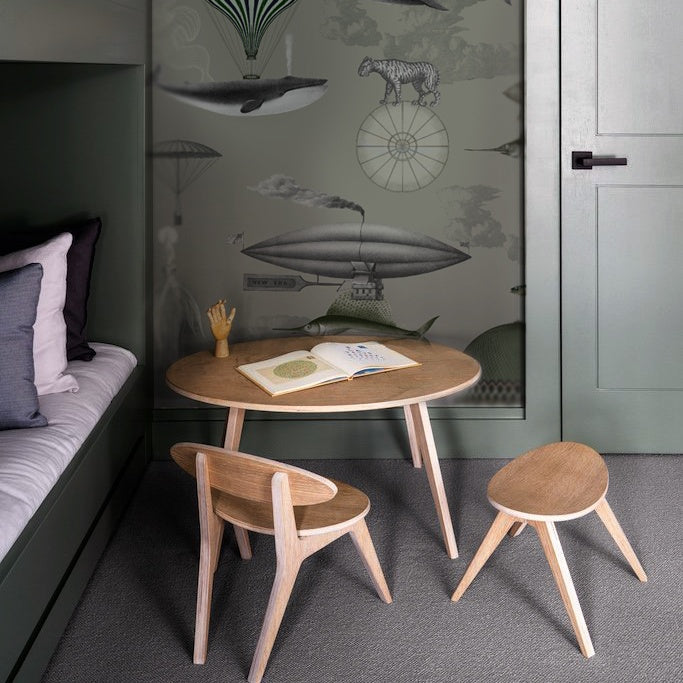 Tapeta Vintage balloons green