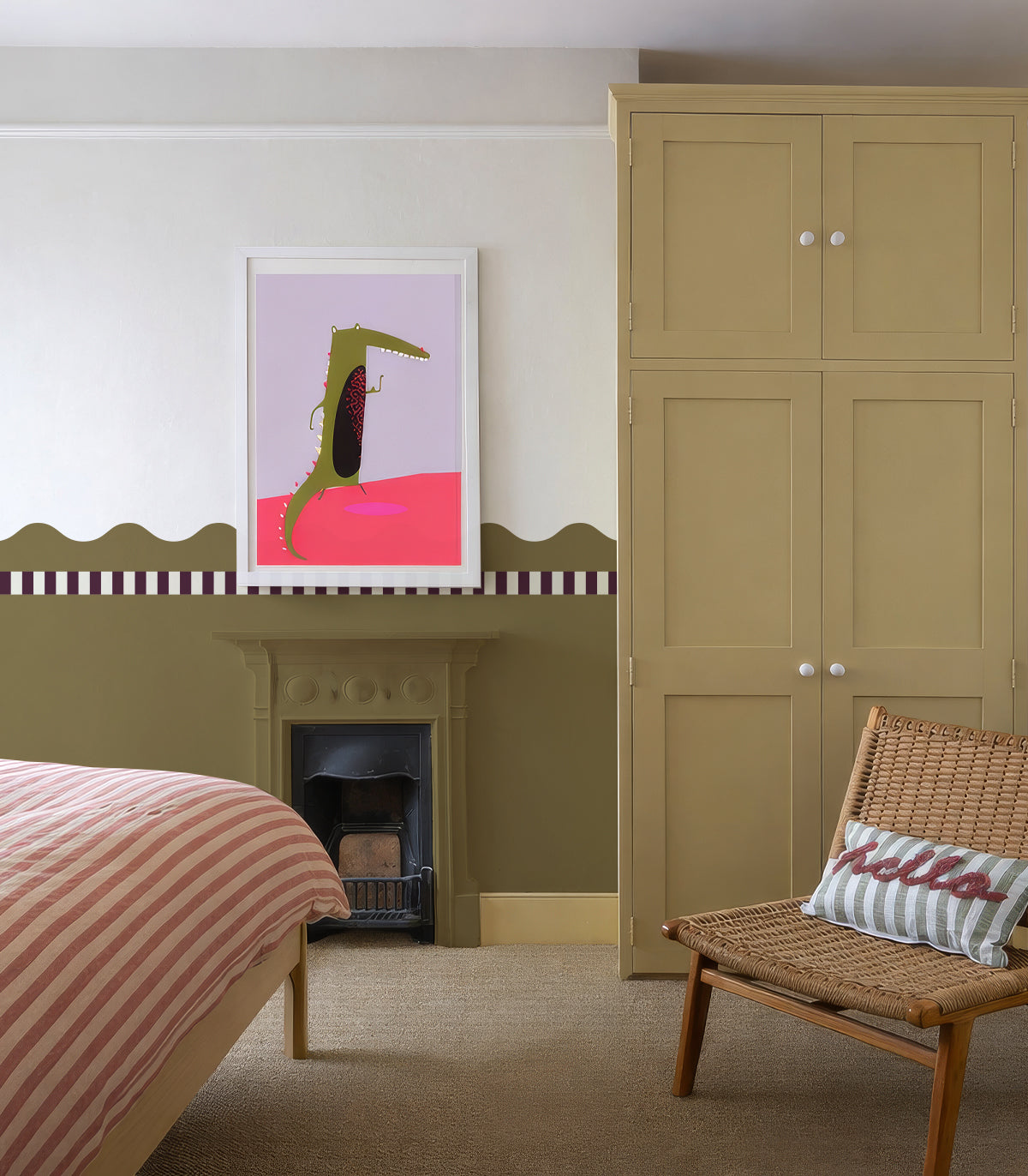 Wainscoting Wave Dark