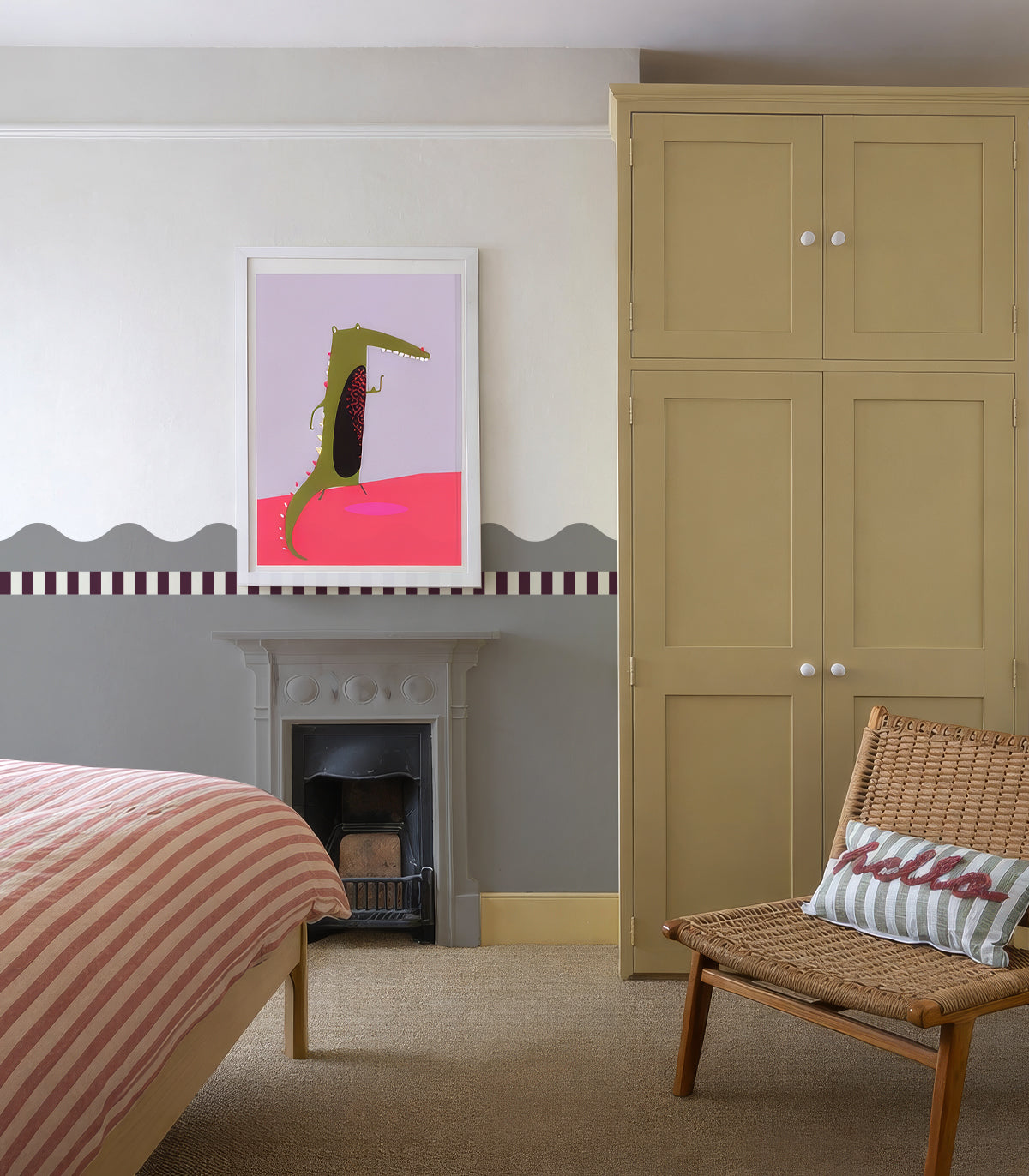 Wainscoting Wave Dark