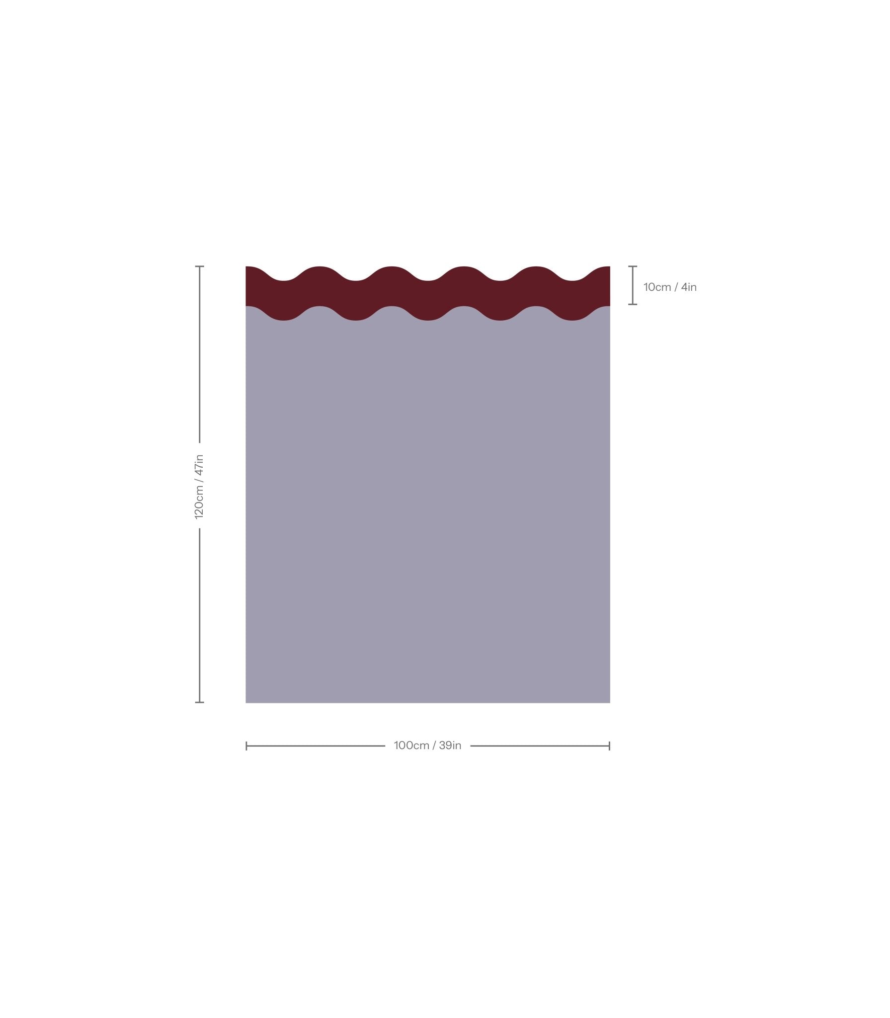 Wainscoting Double Wave - Wallcolors®