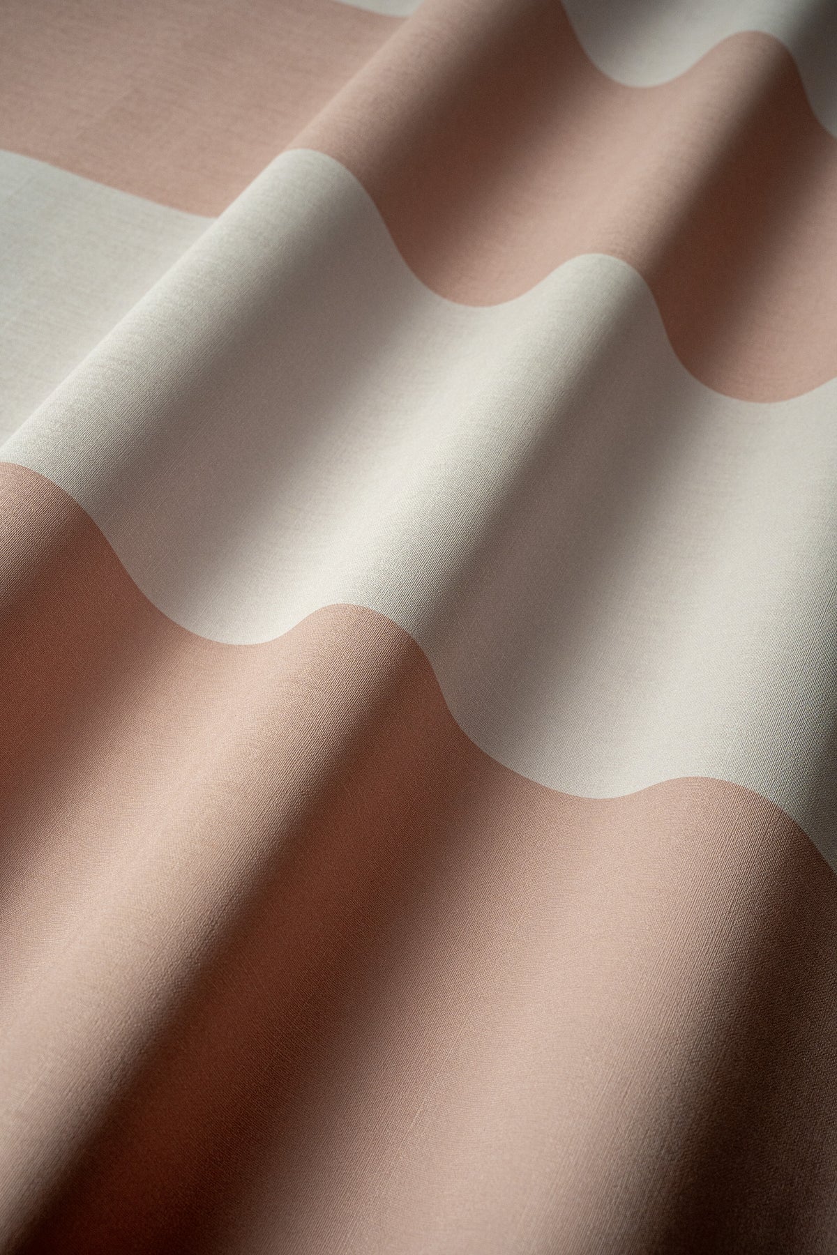 Carta da parati Wide Stripe Play Soft Peach