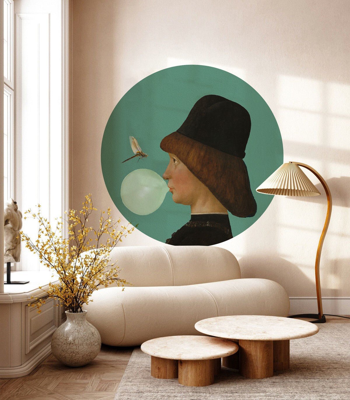Dots Boy and Dragonfly - Wallcolors®