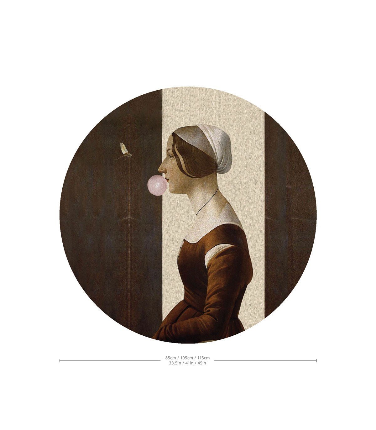 Dots Handmaid with Bubble Gum - Wallcolors®