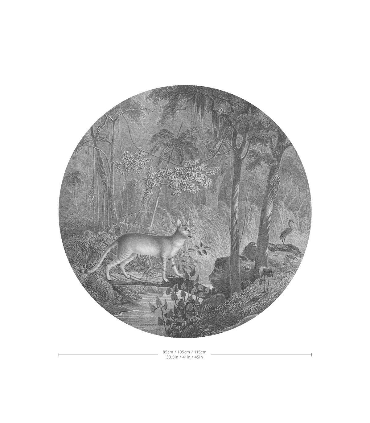 Dots Jungle Cat - Wallcolors®
