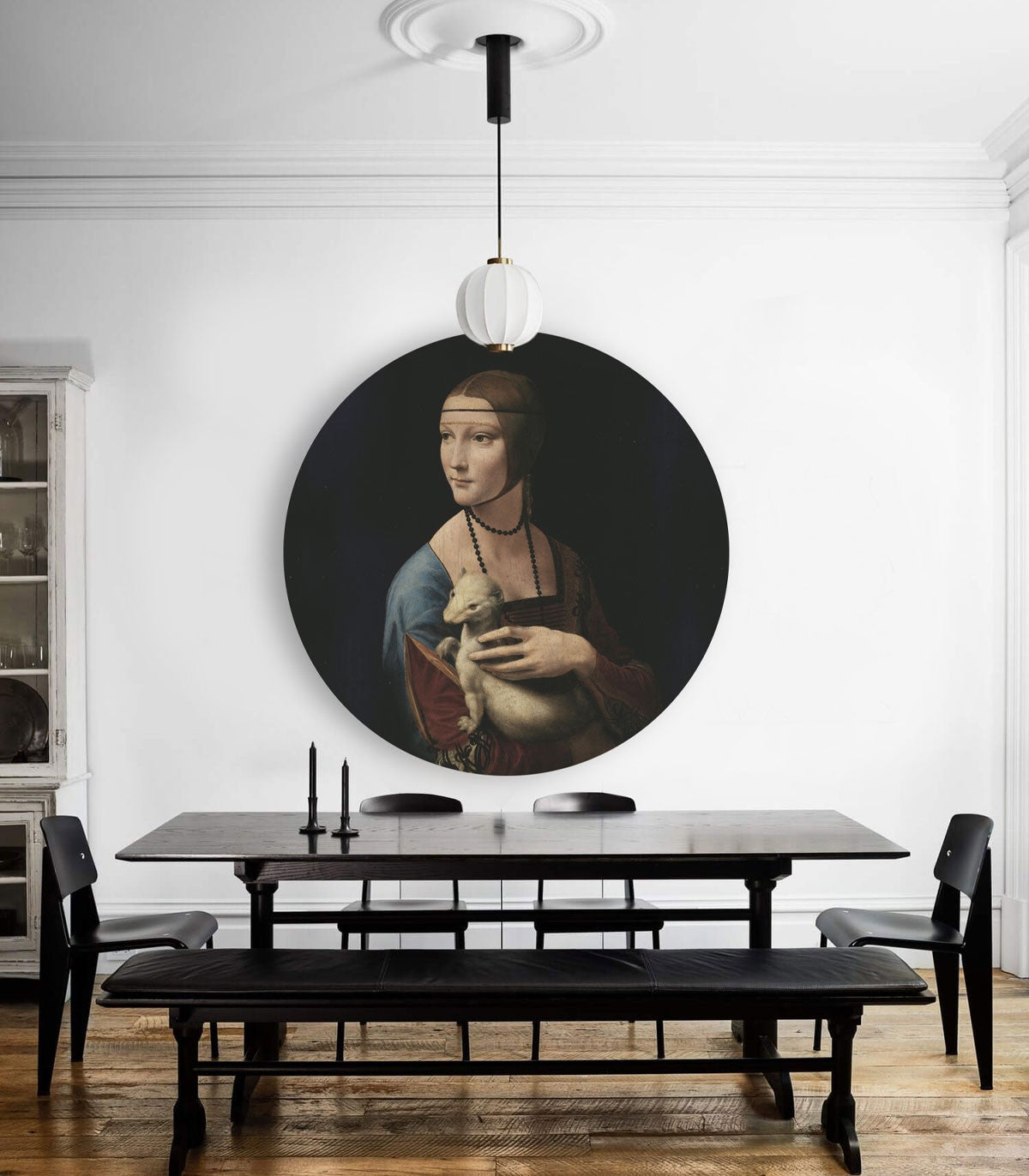 Dots Lady with an Ermine