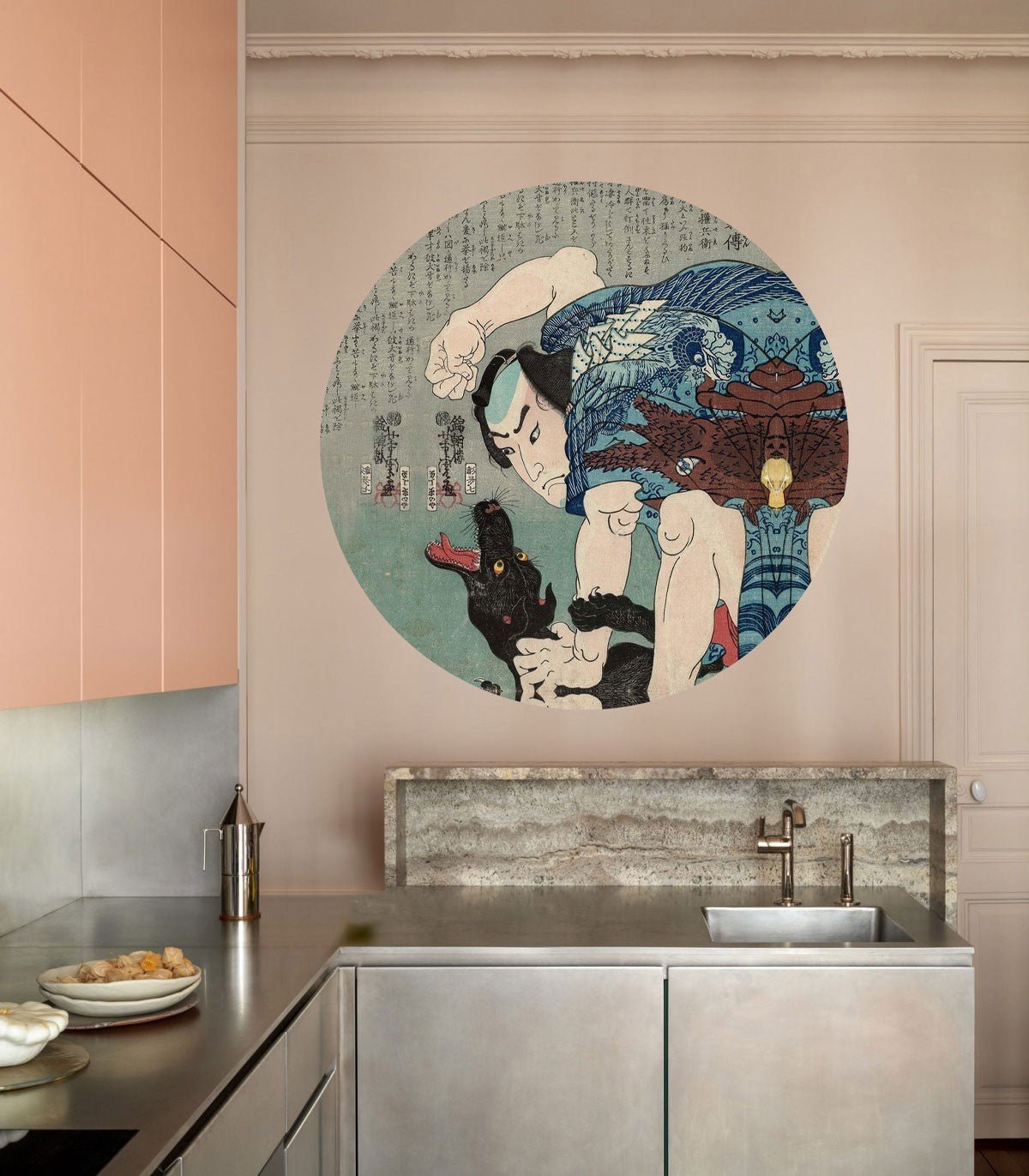 Dots Lighting Samurai Encounter - Wallcolors®