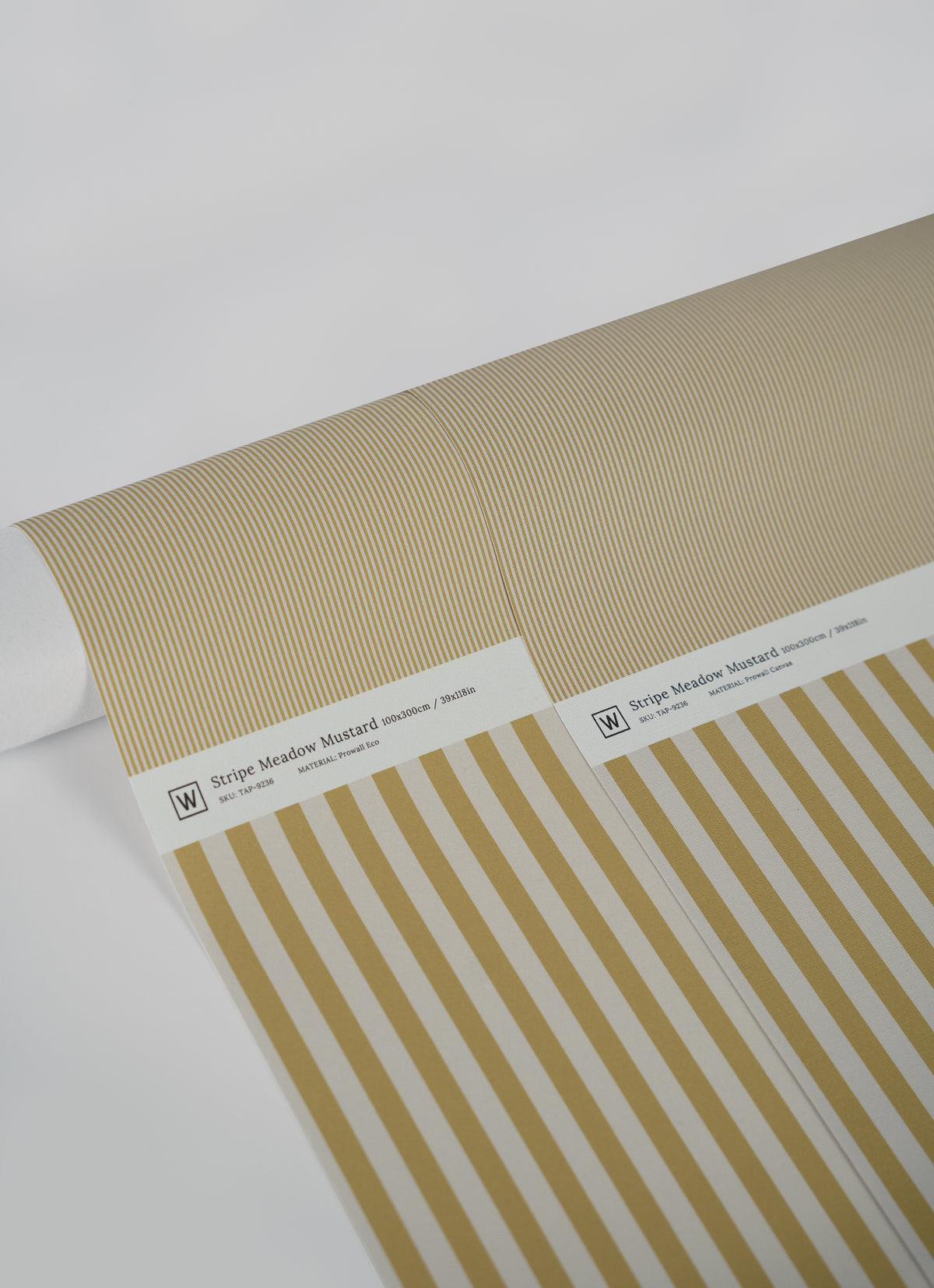 Carta da parati Stripe Meadow Mustard