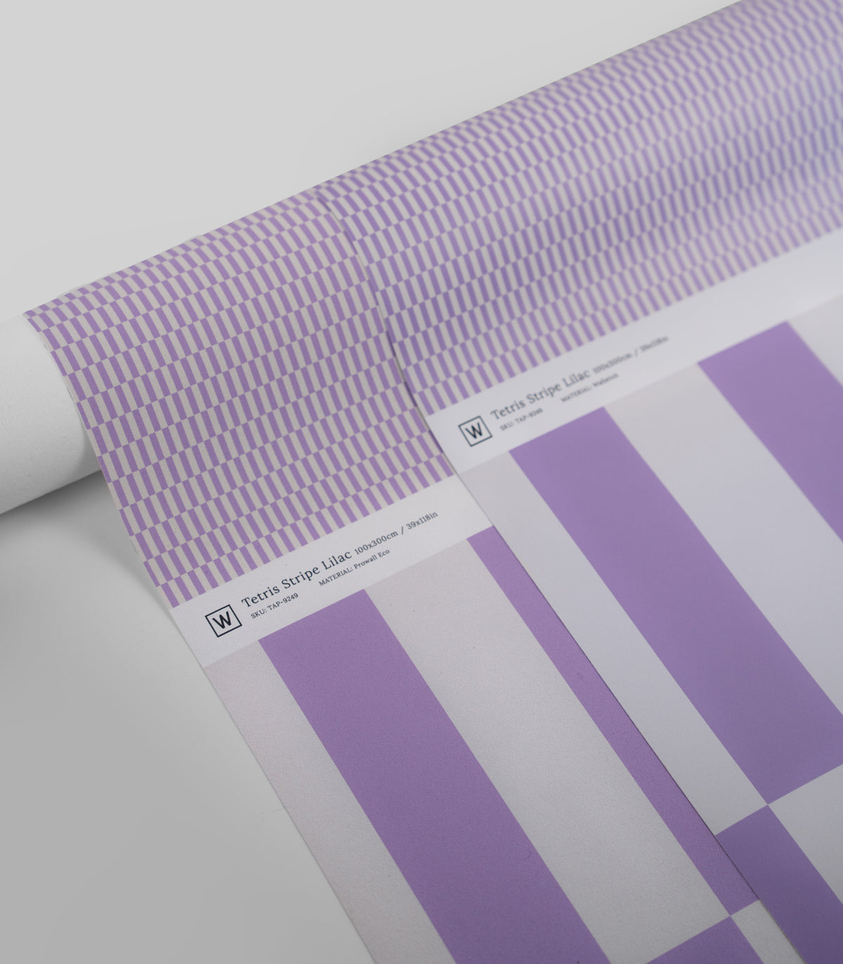 Carta da parati Tetris Stripe Lilac
