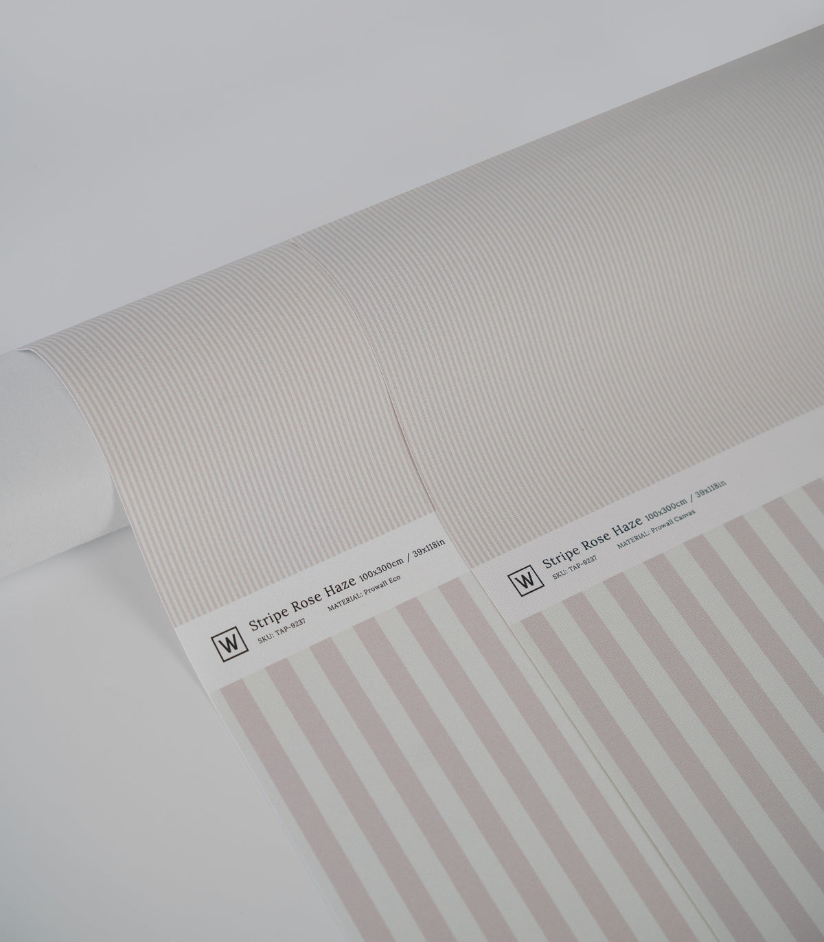 Carta da parati Stripe Rose Haze