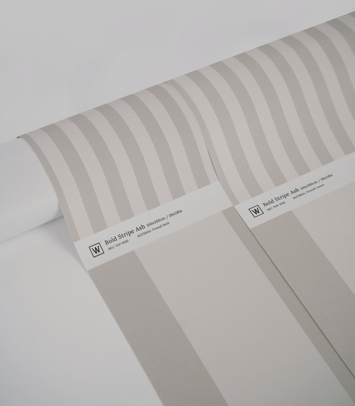 Carta da parati Bold Stripe Ash