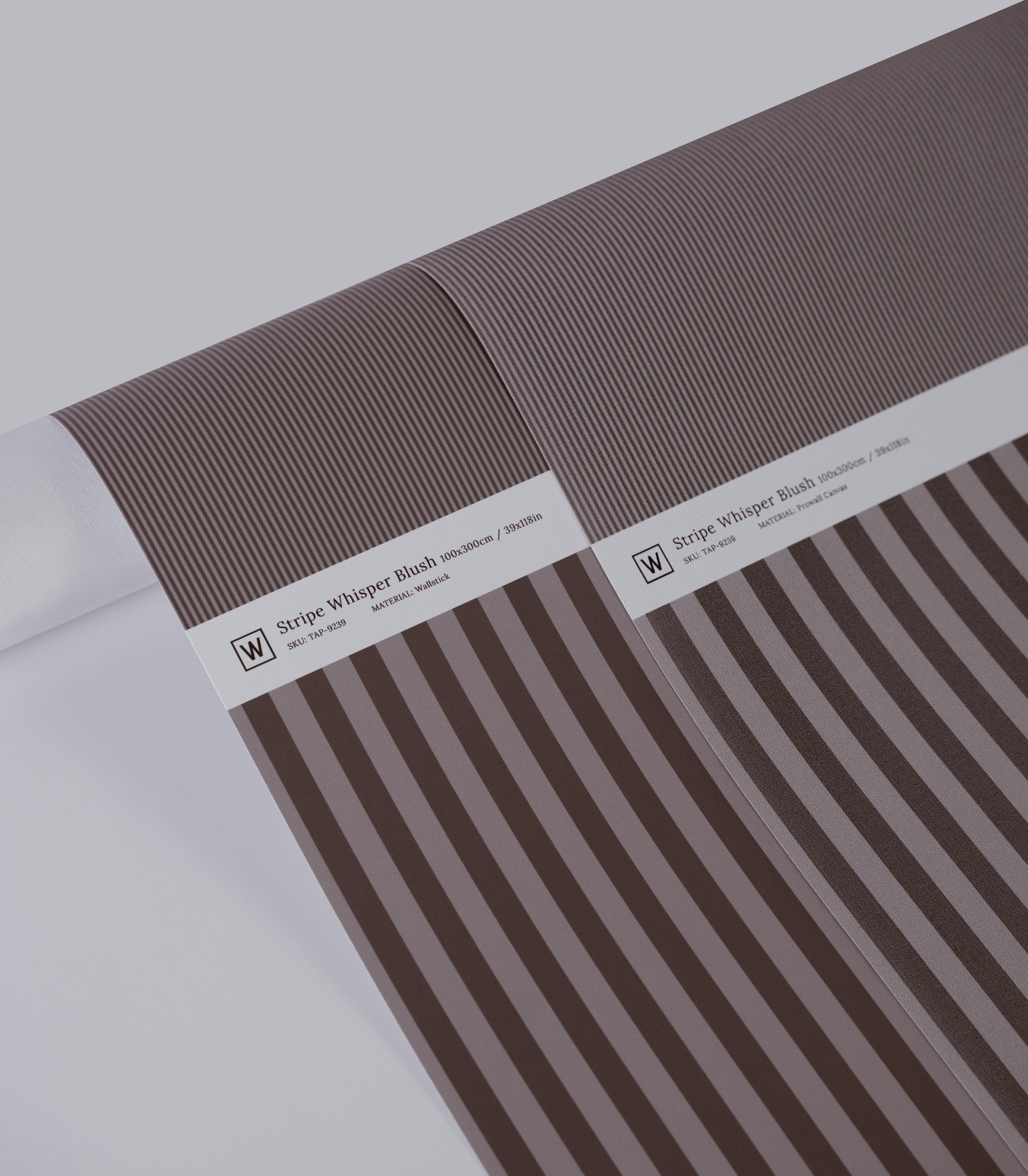 Carta da parati Stripe Whisper Blush