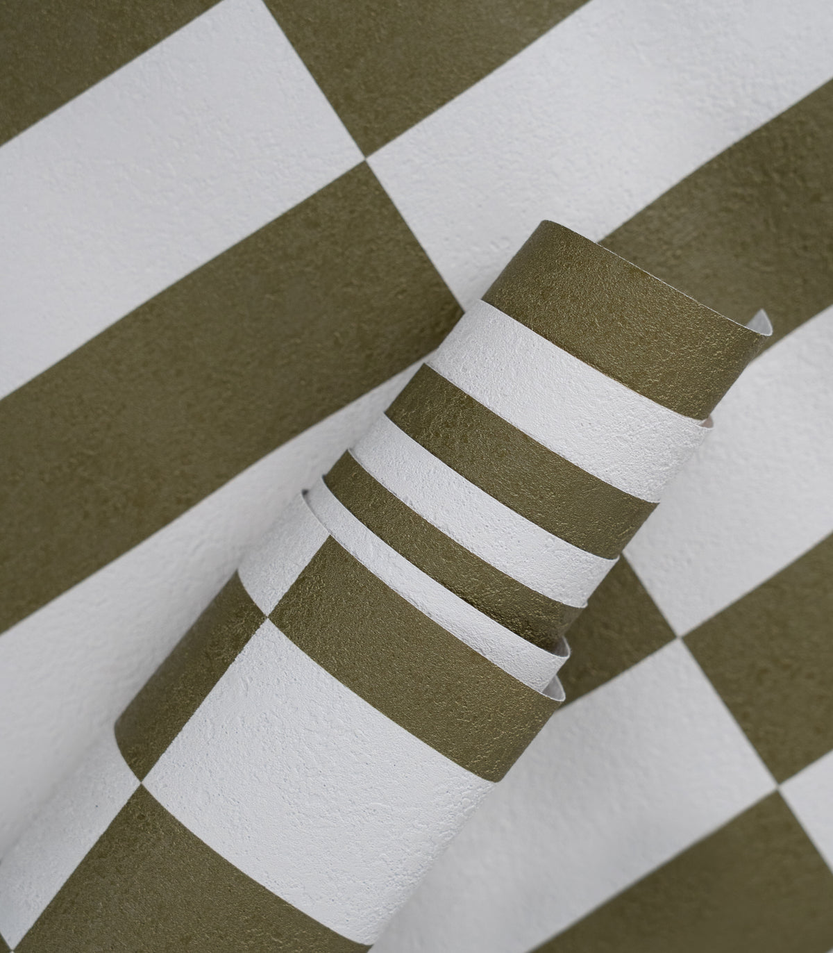 Carta da parati Tetris Stripe Olive