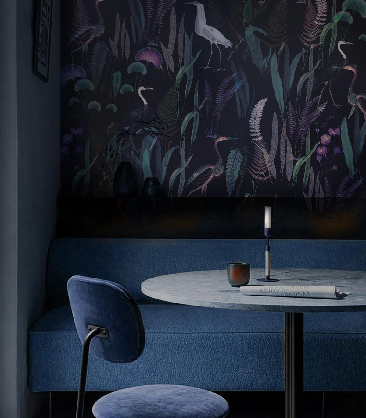 Tapeta Calm Heron Purple