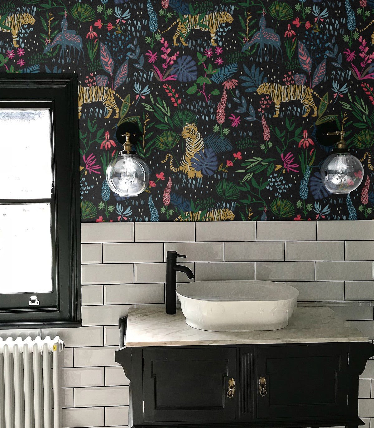 Tapeta Colorfull Tiger - Wallcolors®