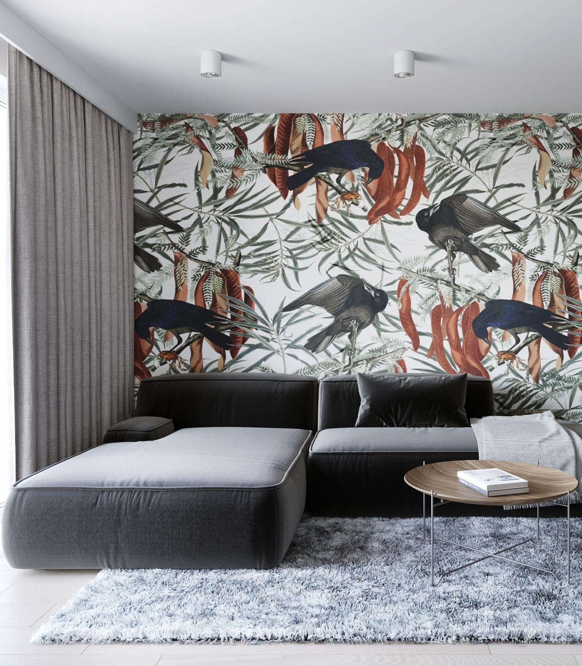 Tapeta Crows - Wallcolors®