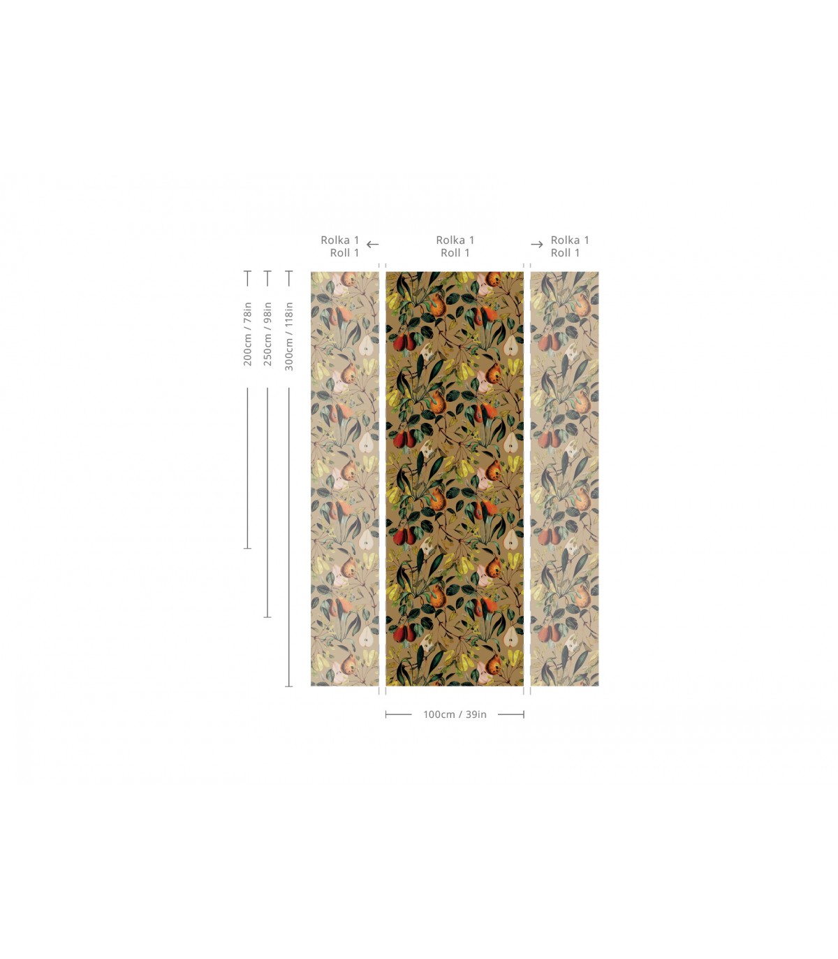 Tapeta Pear Beige - Wallcolors®