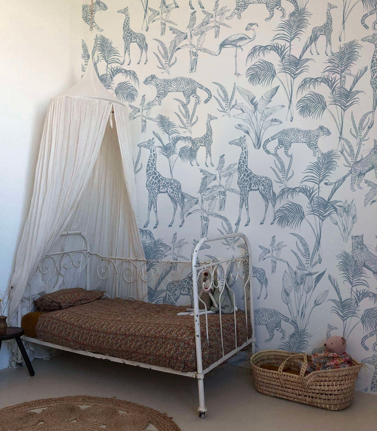Tapeta Safari Blue - Wallcolors®