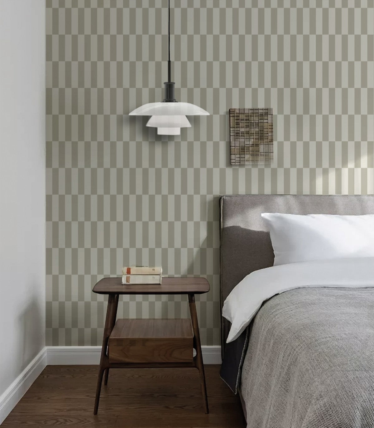 Tapeta Tetris Stripe Greige