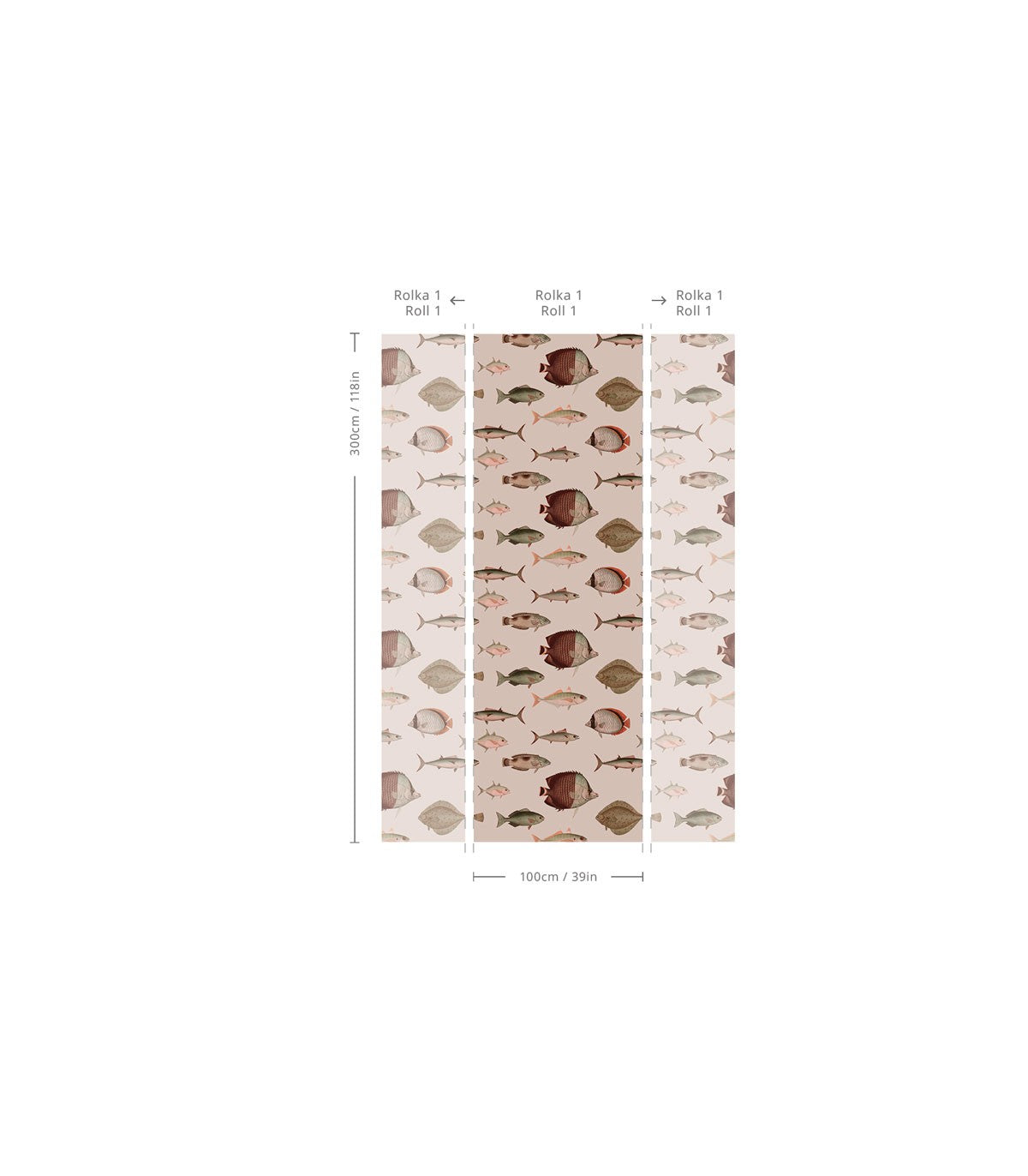 Tapeta Under the Sea Pink