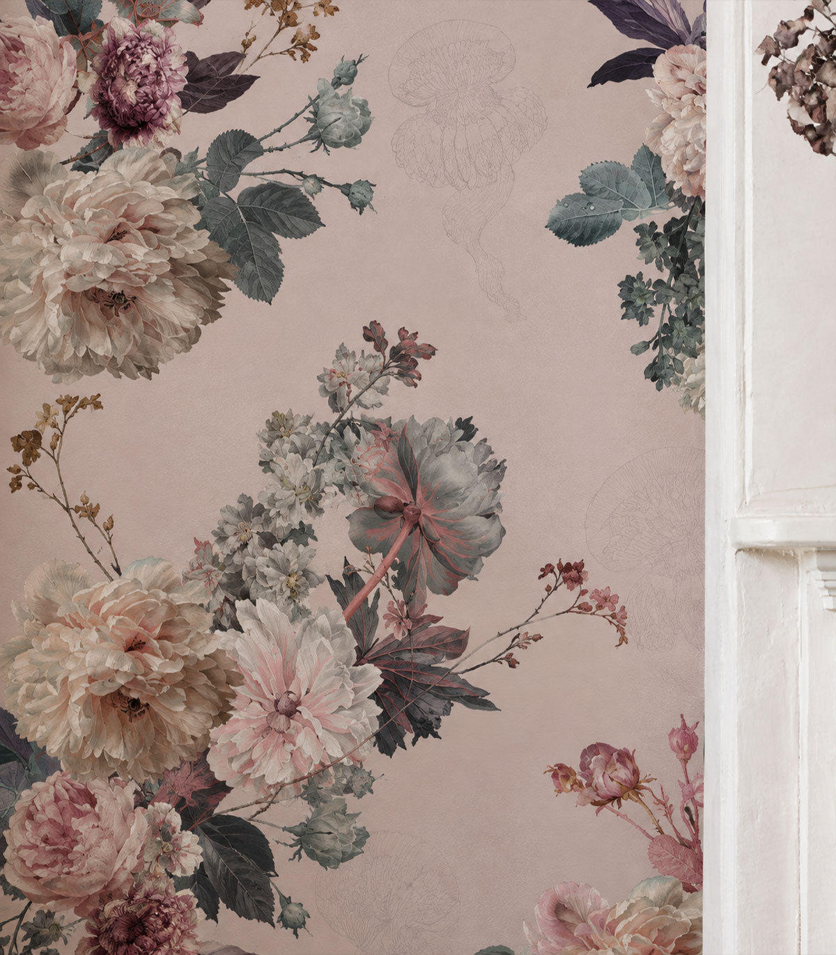 Carta da parati Blush Garden Pink