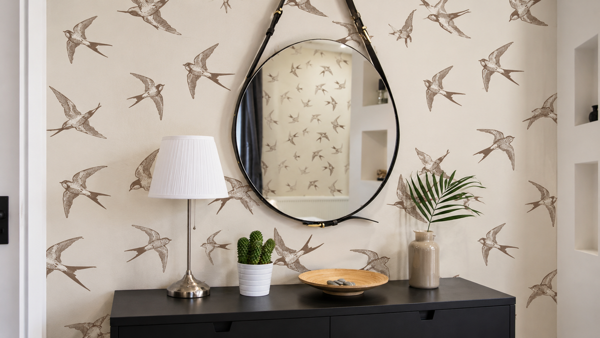 Carta da parati Brown Swallow