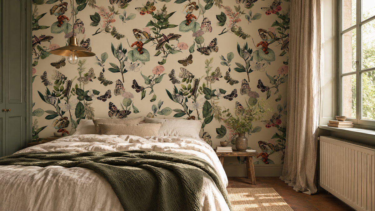 Carta da parati Butterfly Rowan