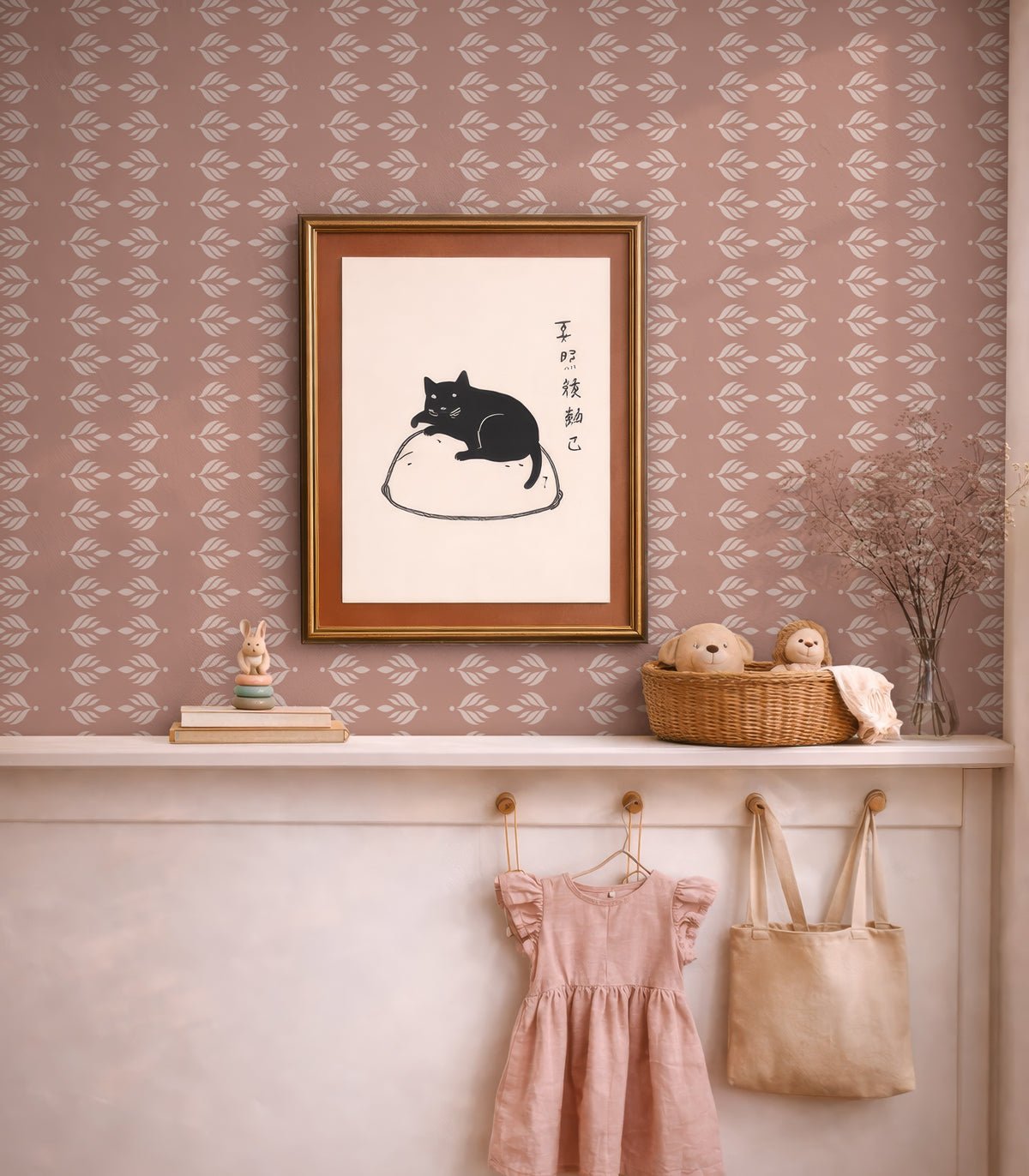 Tapeta Cottage Bloom Deep - Wallcolors®