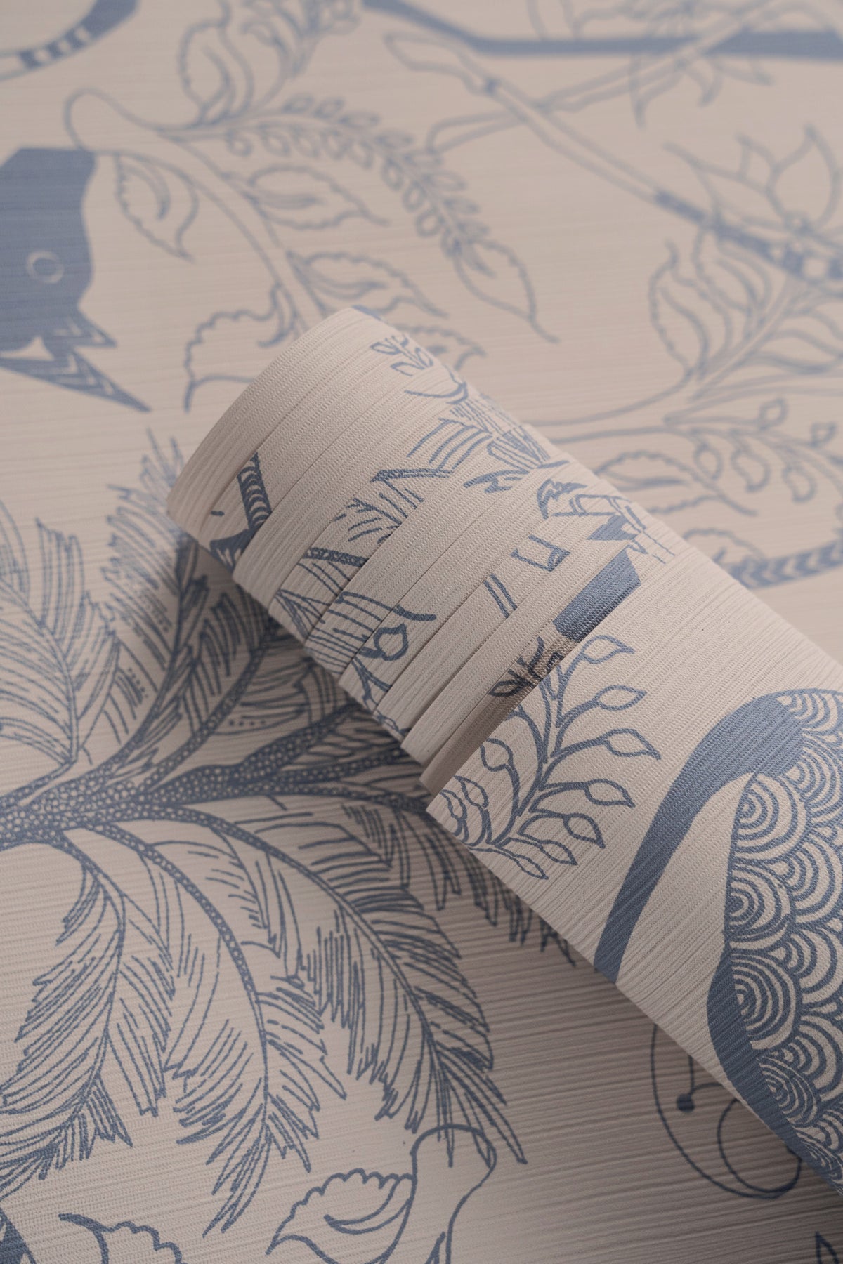 Carta da parati Mythical Animals Blue