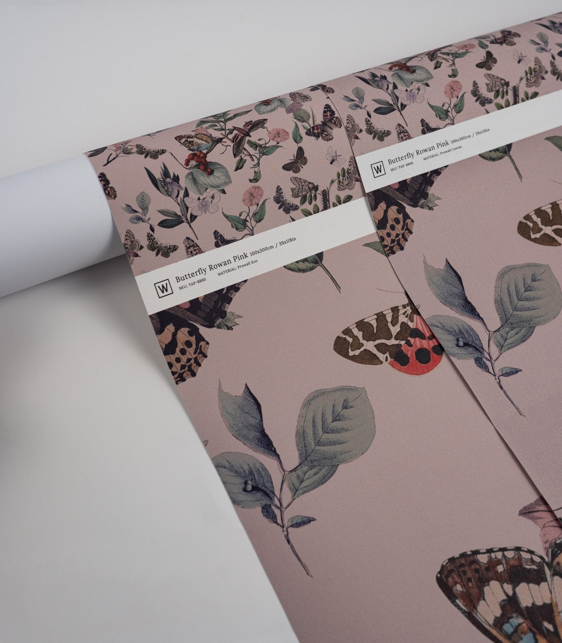 Tapeta Butterfly Rowan Pink - Wallcolors®
