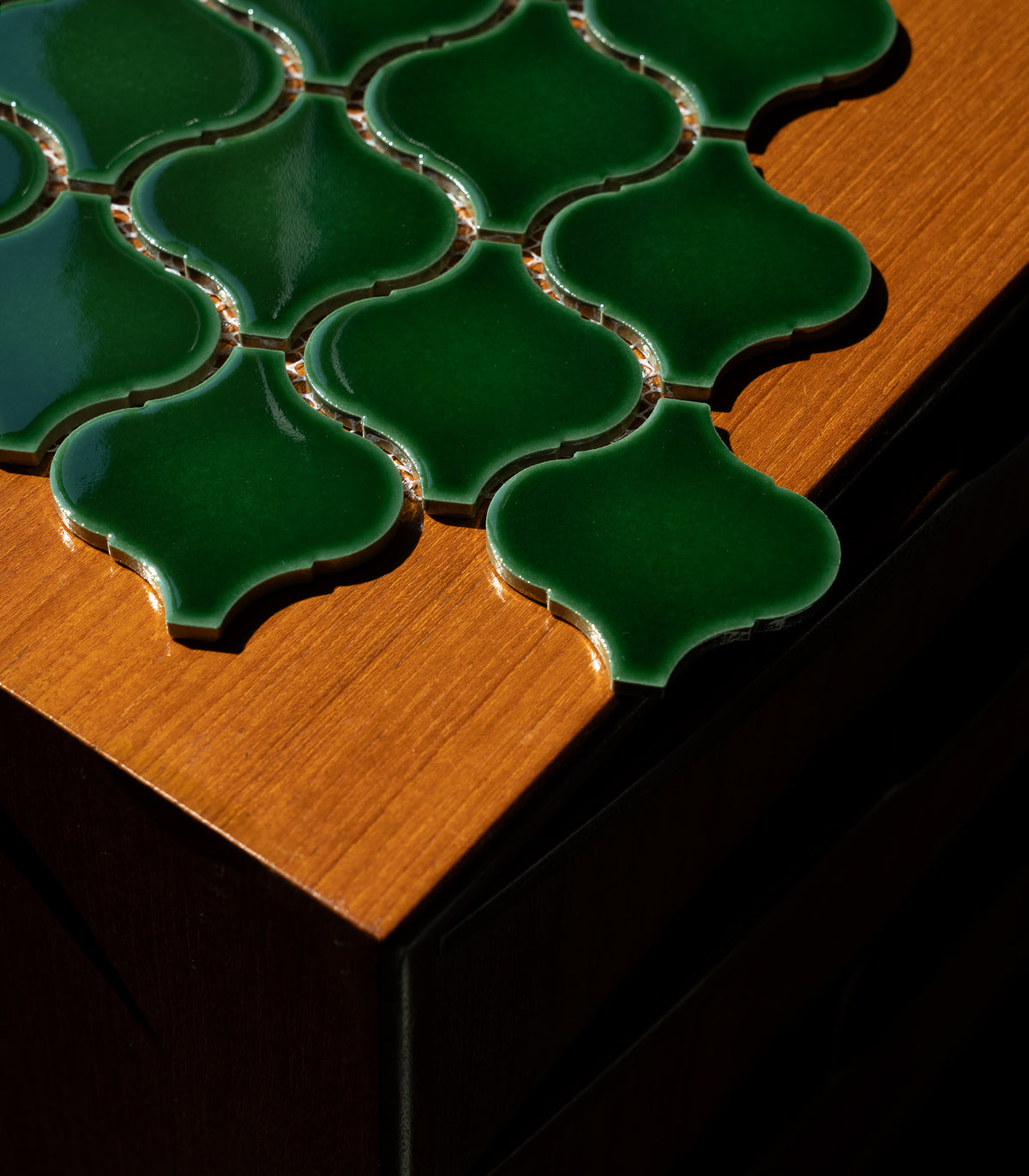 Mozaika Arabian deep green