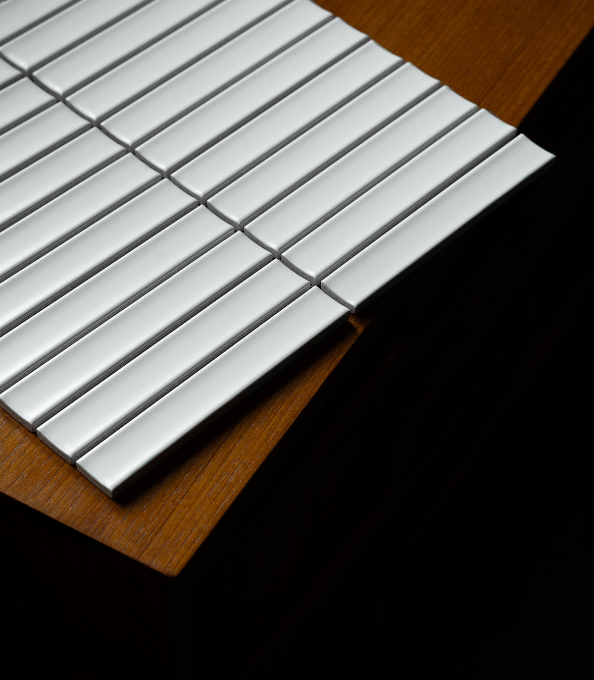 Mozaika piano white matte