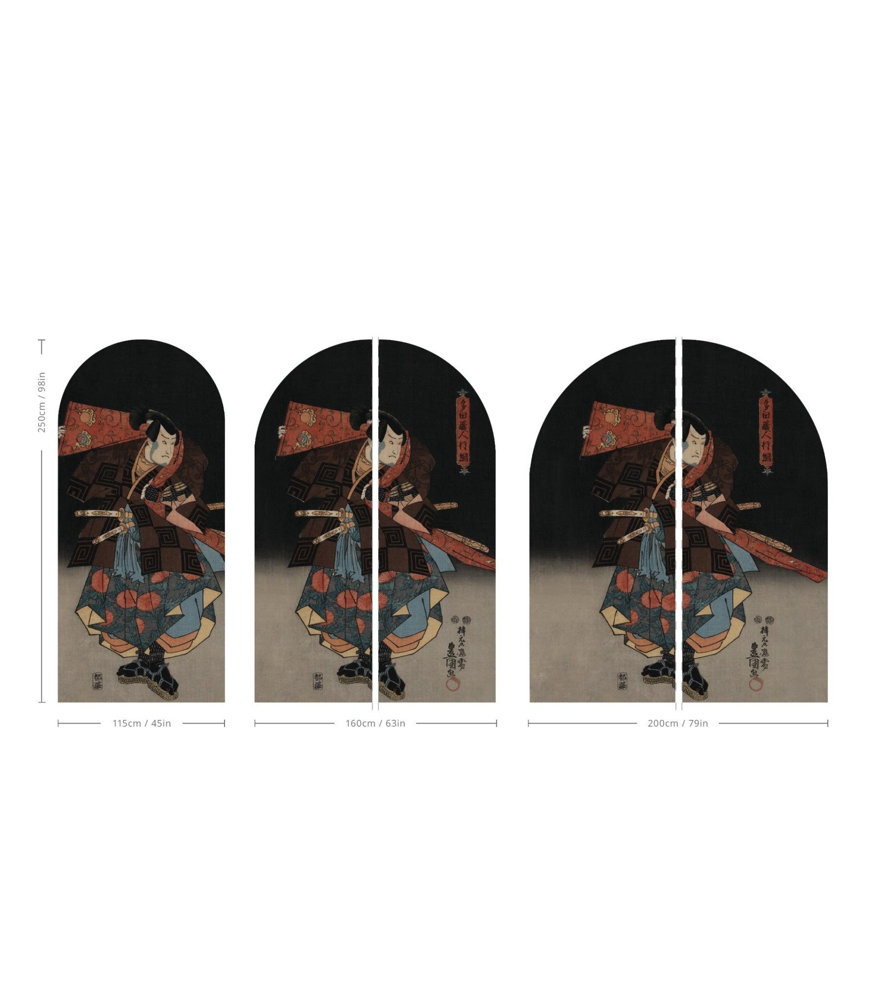 Arch Midnight Kabuki - Wallcolors®