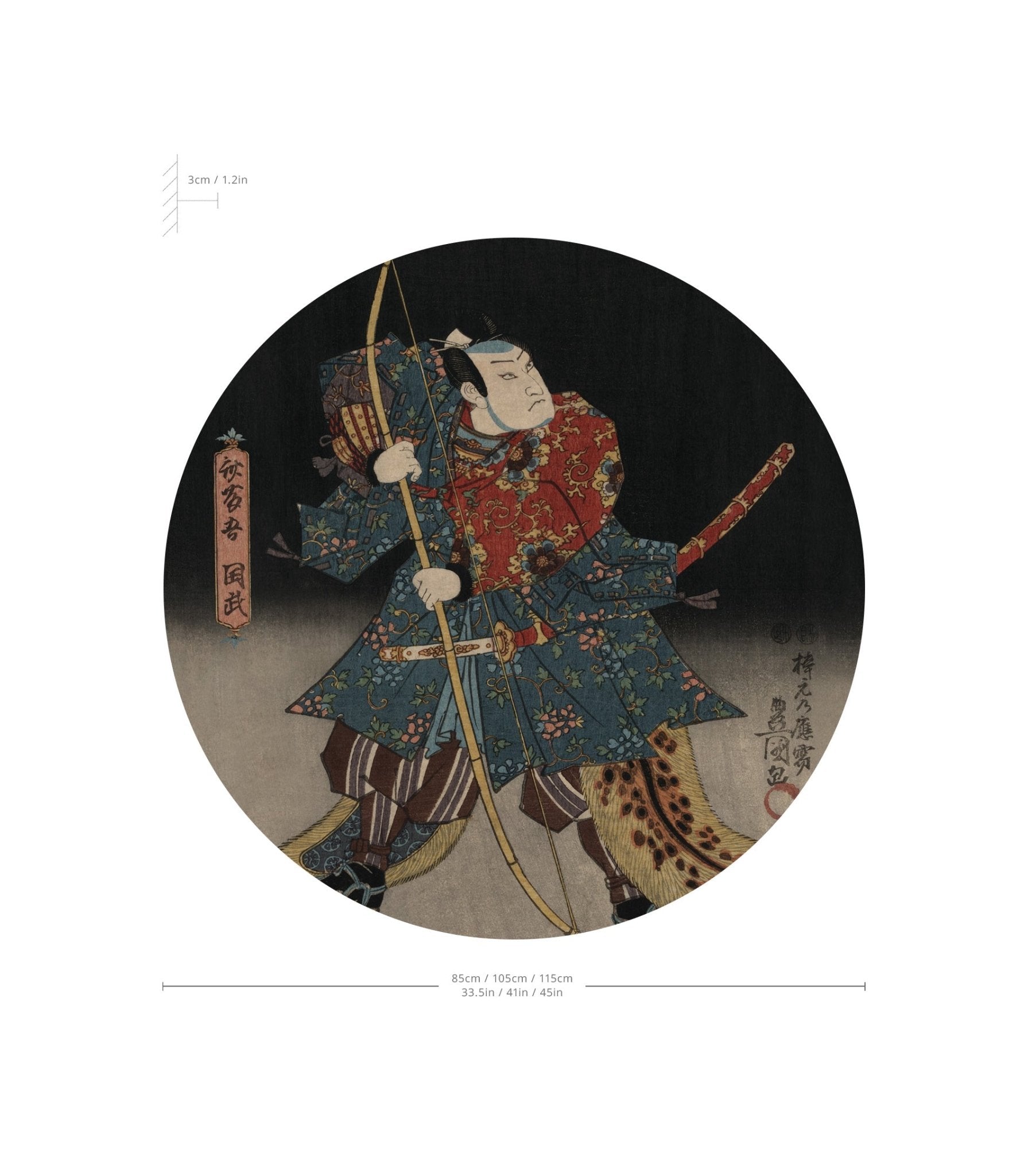 Dots Lighting Midnight Kabuki - Wallcolors®