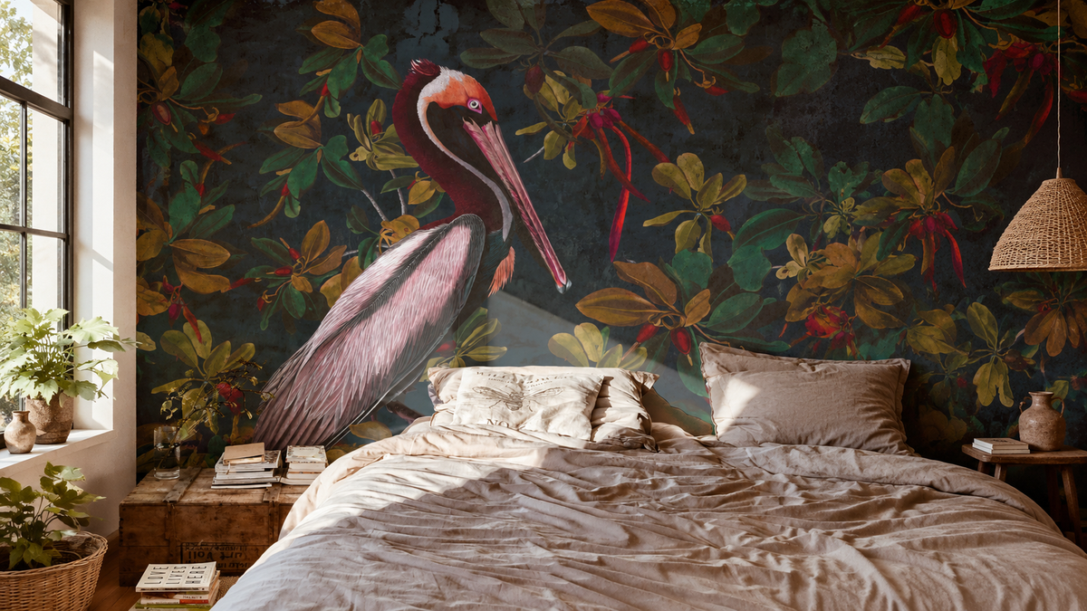 Carta da parati Night Pelicans