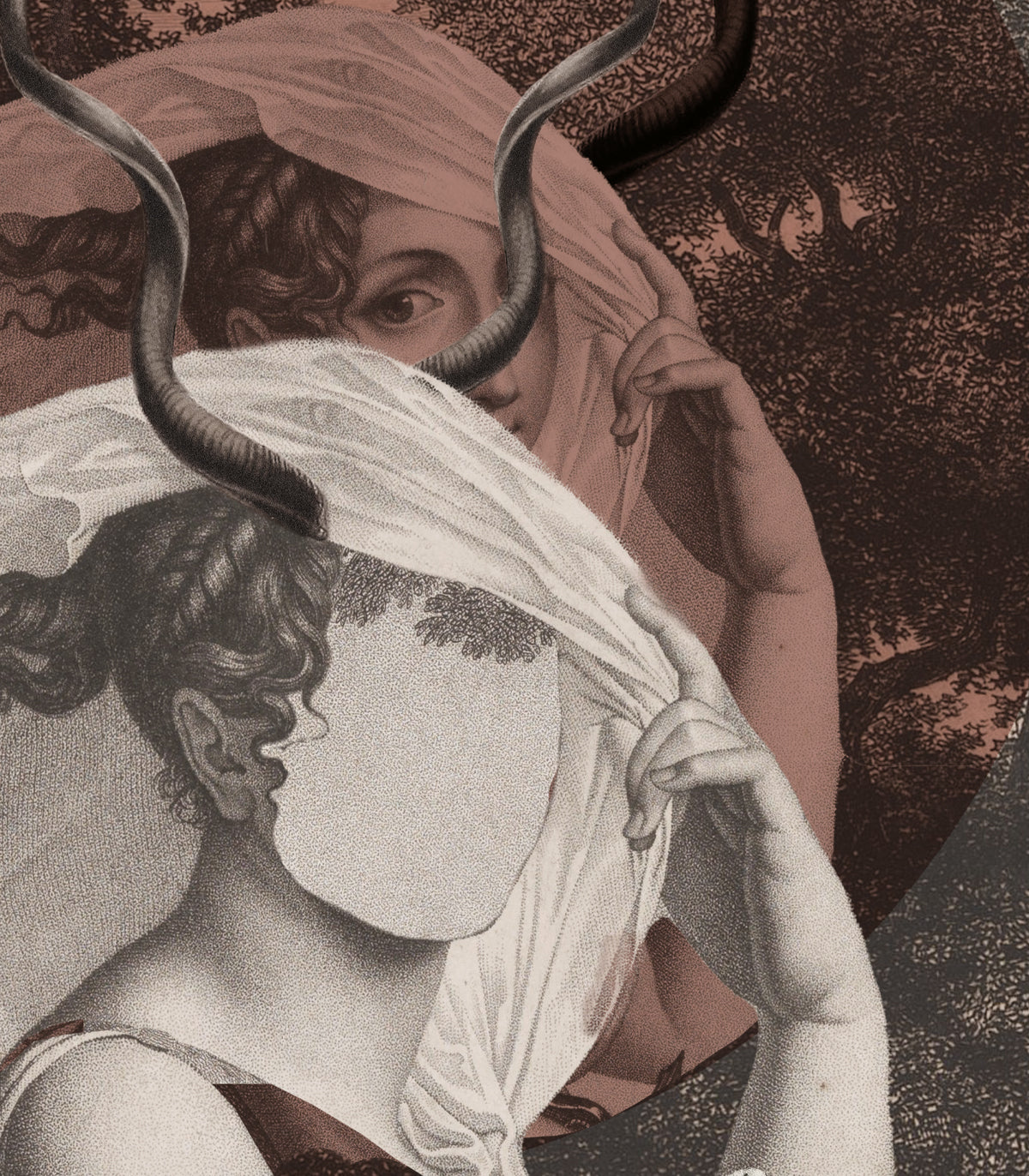 Tapeta Silent Goddess Terracota
