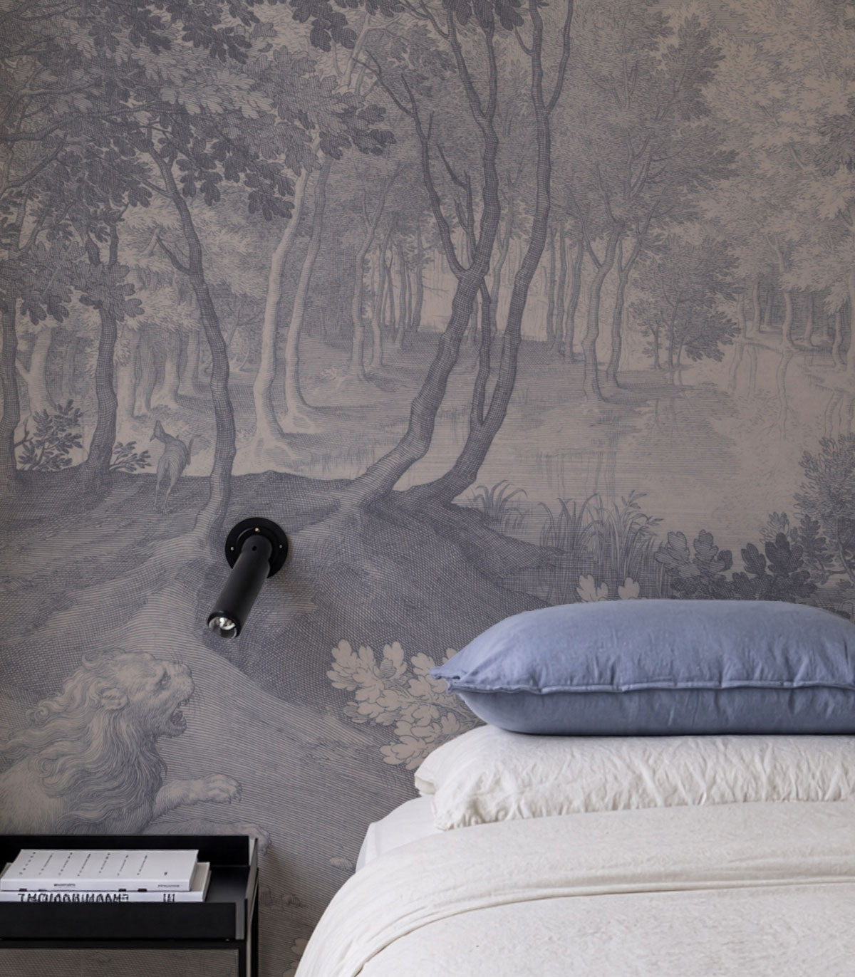 Carta da parati Timeless Trees Blue