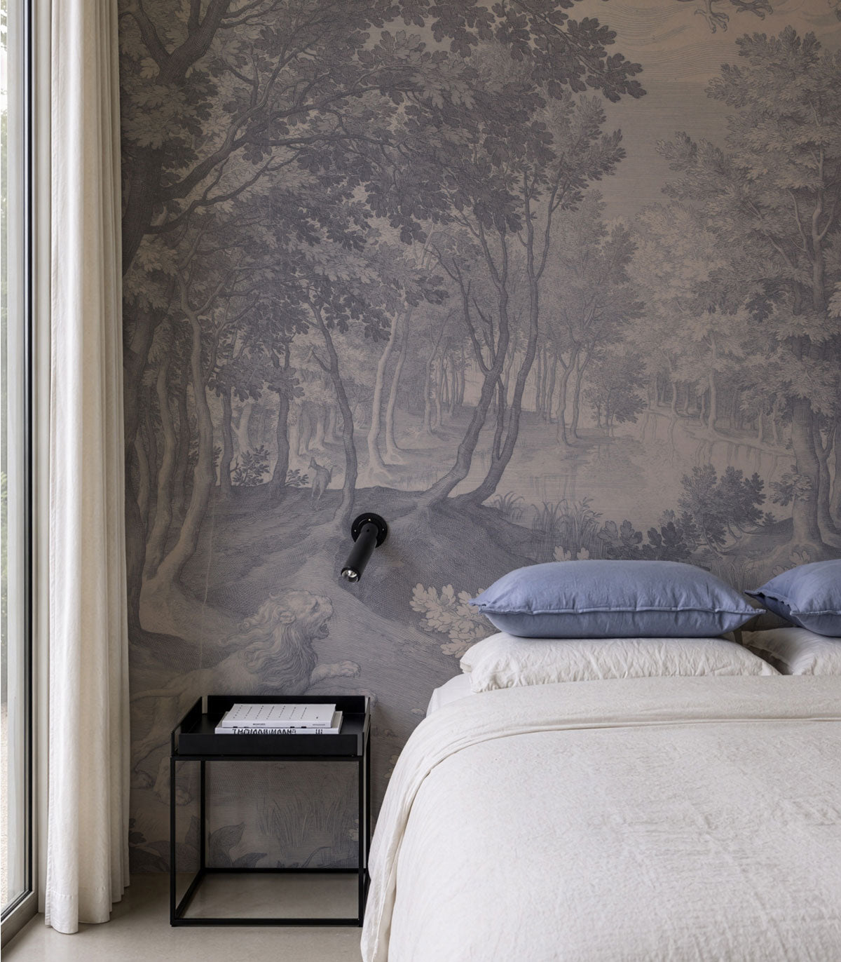 Carta da parati Timeless Trees Blue